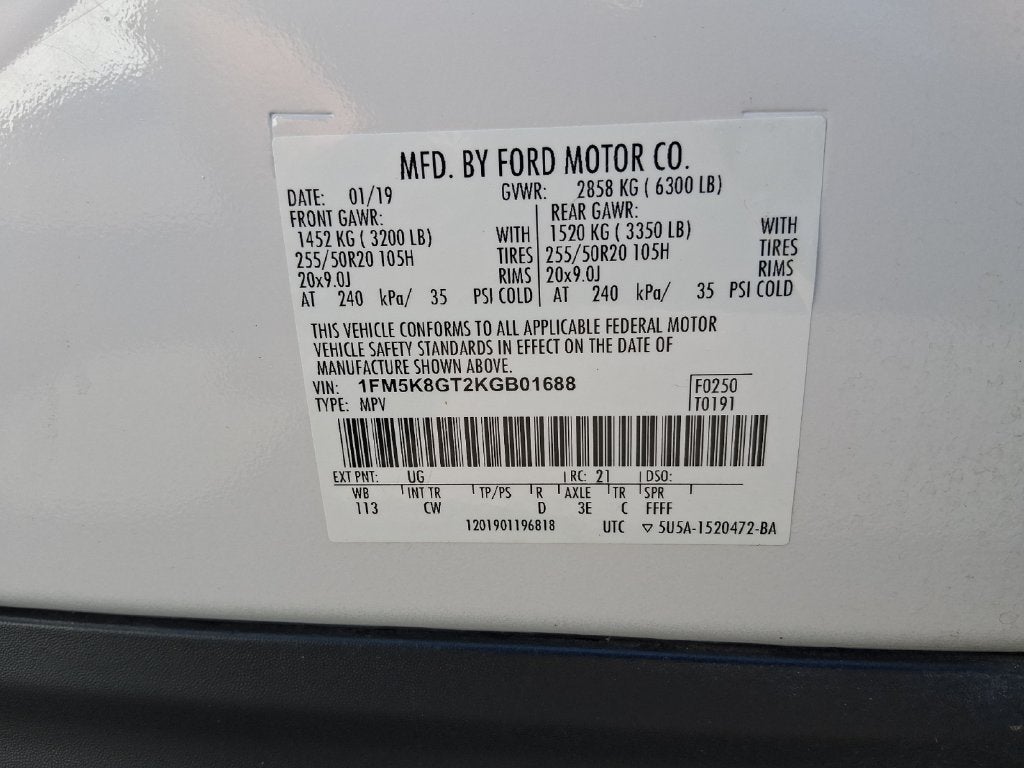 2019 Ford Explorer Sport