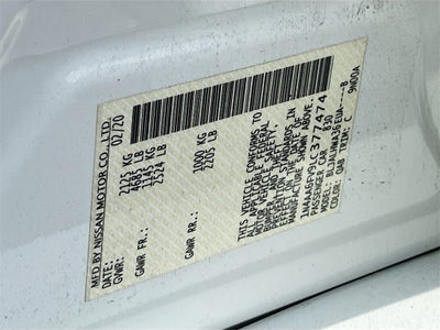 2020 Nissan Maxima Platinum