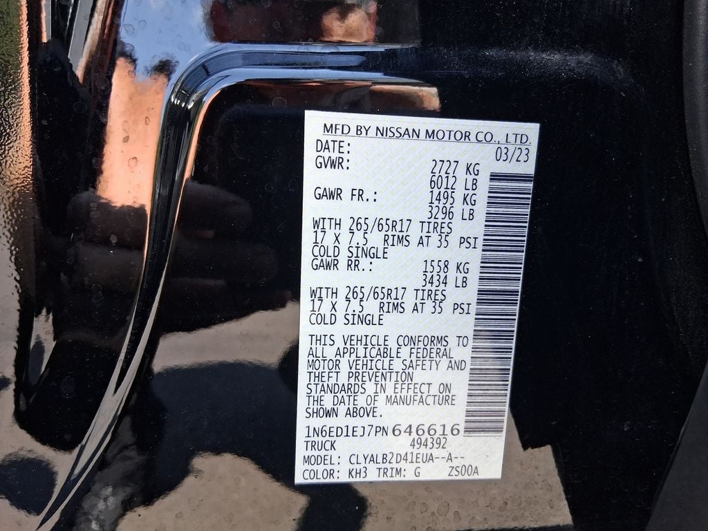 2023 Nissan Frontier SV