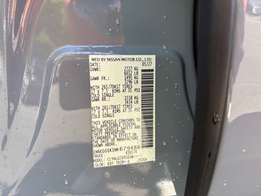 2022 Nissan Frontier PRO-4X