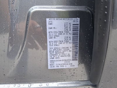 2027 Nissan Frontier S