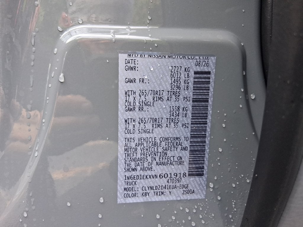 2027 Nissan Frontier PRO-4X