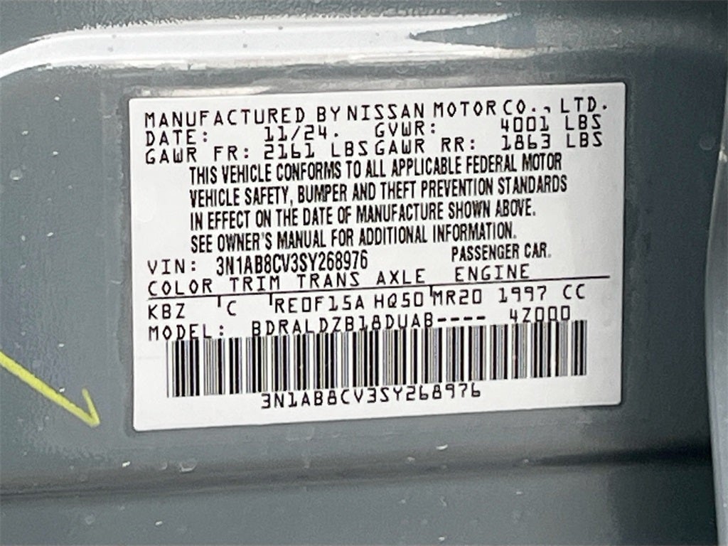 2025 Nissan Sentra SV