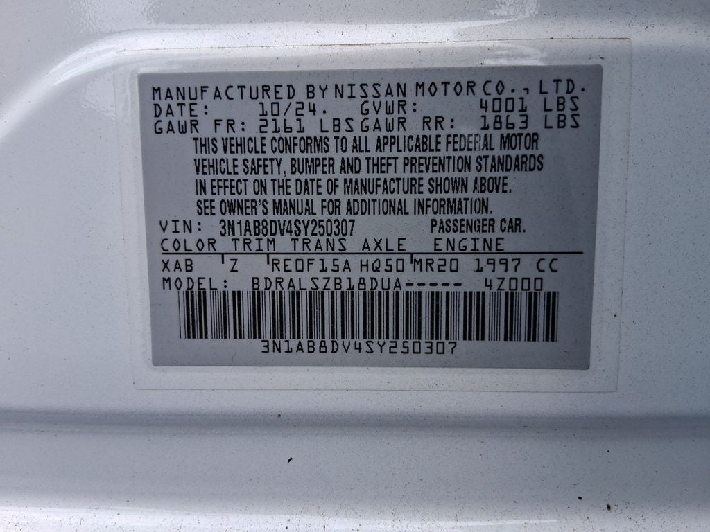 2025 Nissan Sentra SR