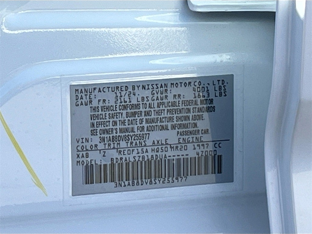 2025 Nissan Sentra SR