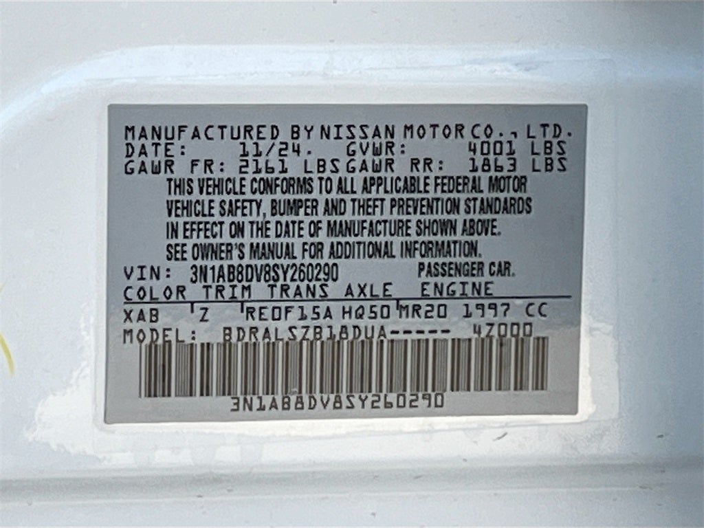 2025 Nissan Sentra SR