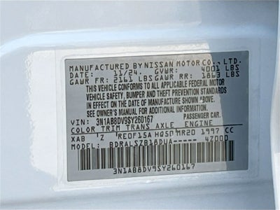 2025 Nissan Sentra SR