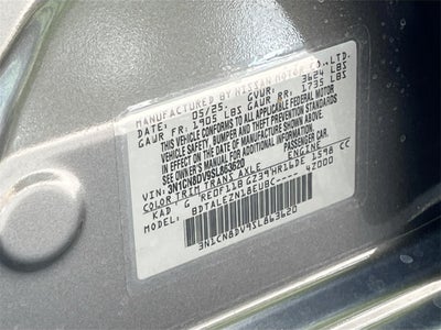 2025 Nissan Versa 1.6 S
