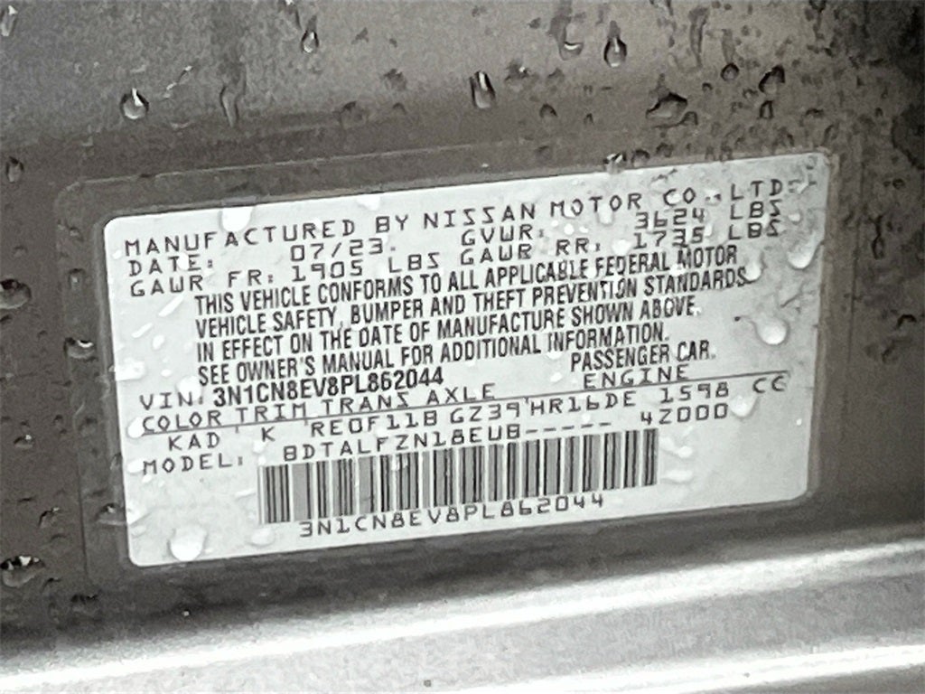 2023 Nissan Versa 1.6 SV