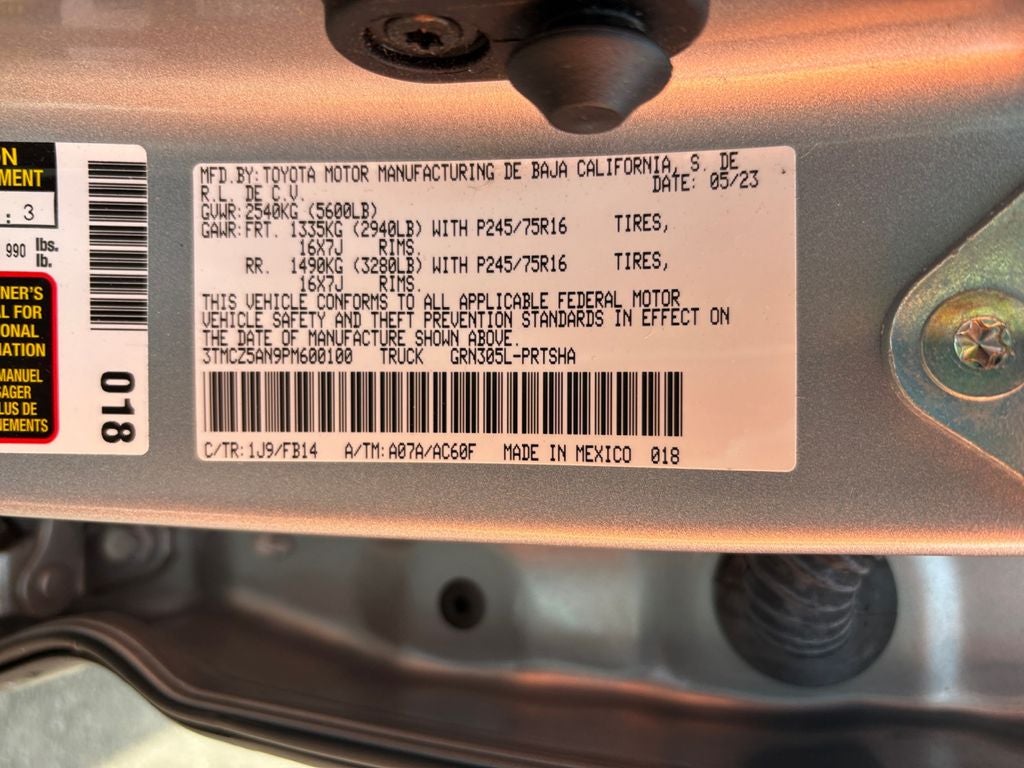 2023 Toyota Tacoma SR V6