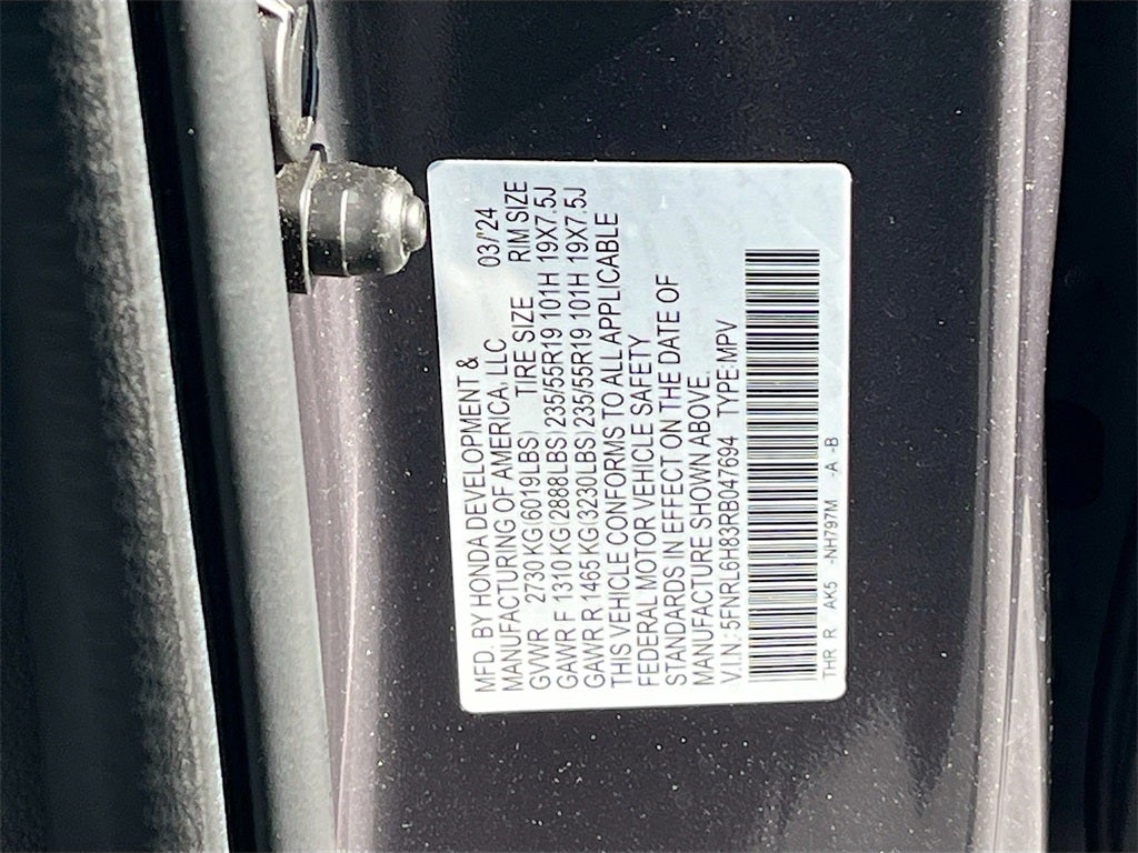 2024 Honda Odyssey Touring