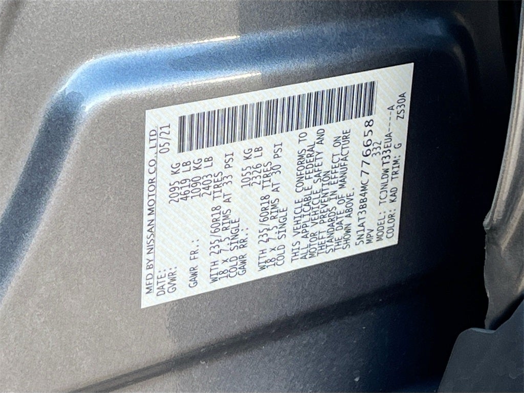 2021 Nissan Rogue SV