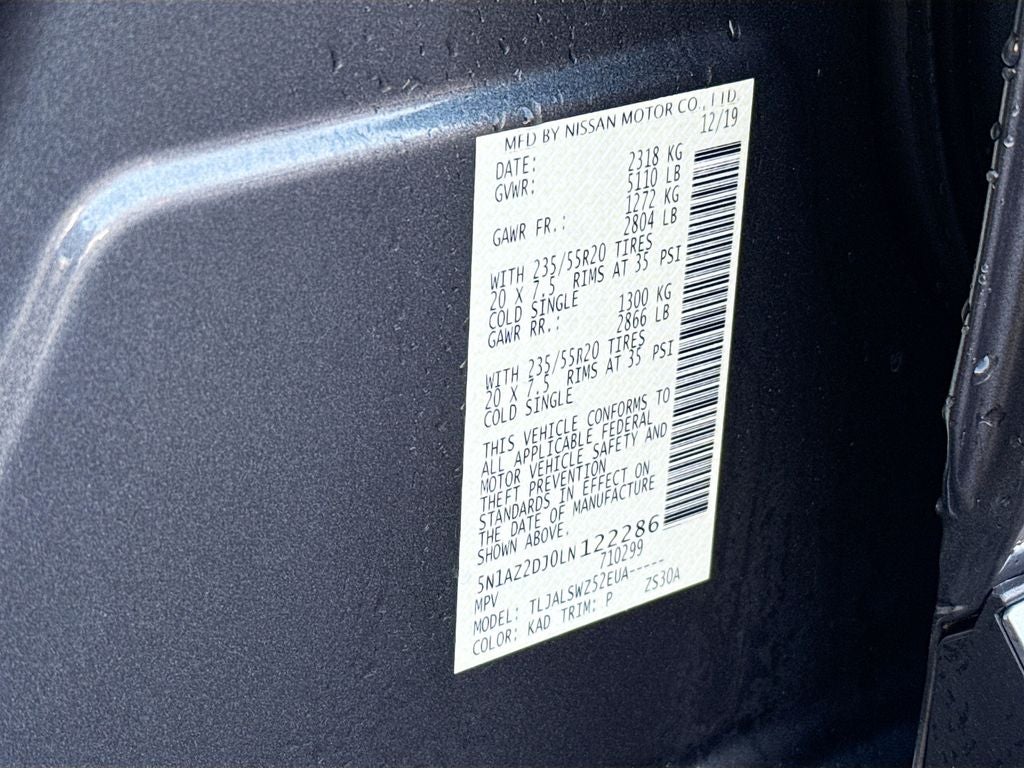 2020 Nissan Murano Platinum