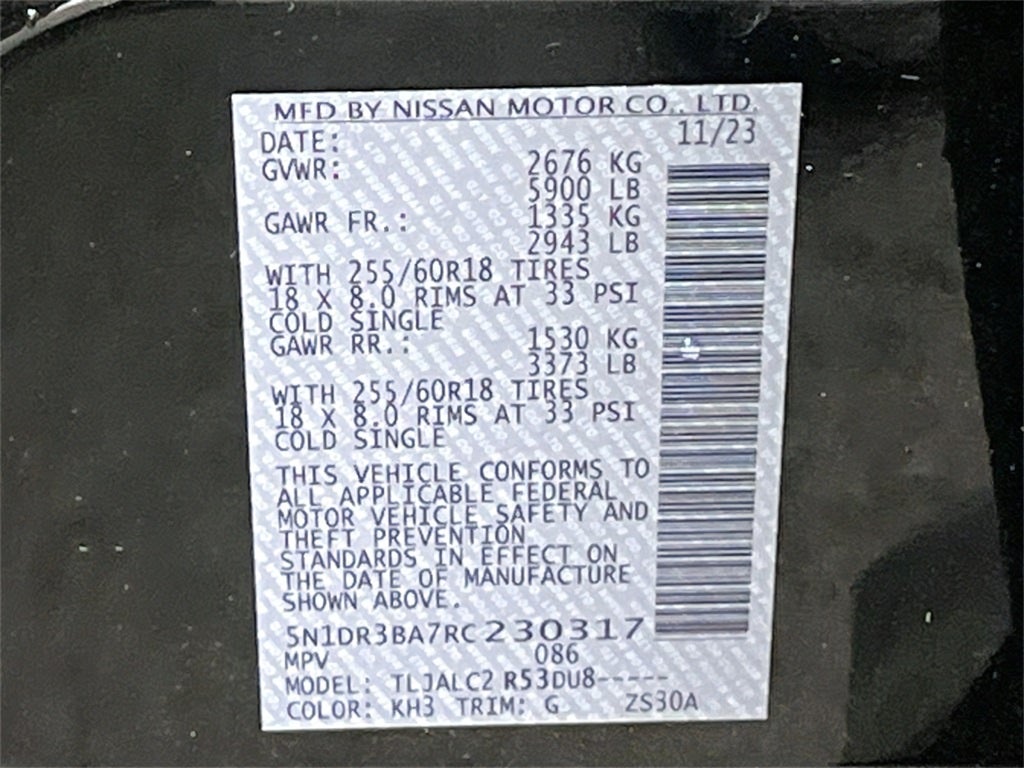 2024 Nissan Pathfinder SV