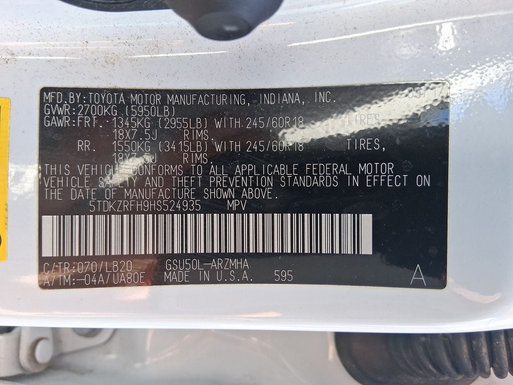 2017 Toyota Highlander XLE