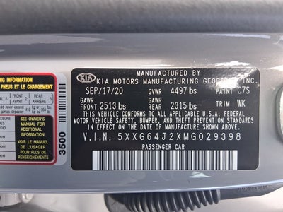 2021 Kia K5 GT-Line