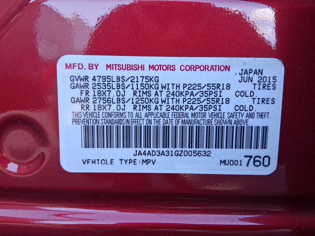 2016 Mitsubishi Outlander Base