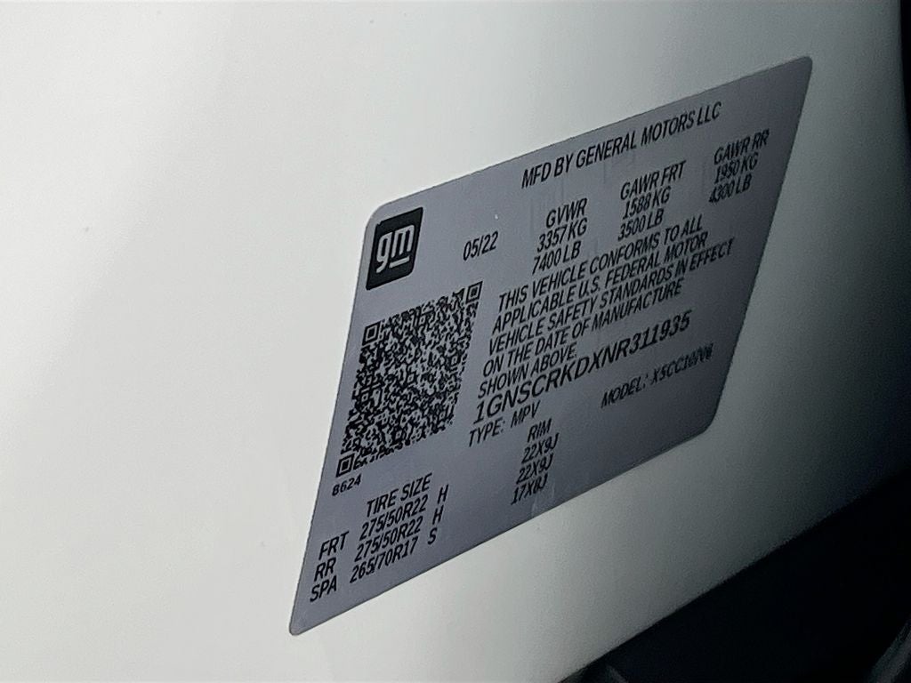 2022 Chevrolet Tahoe RST