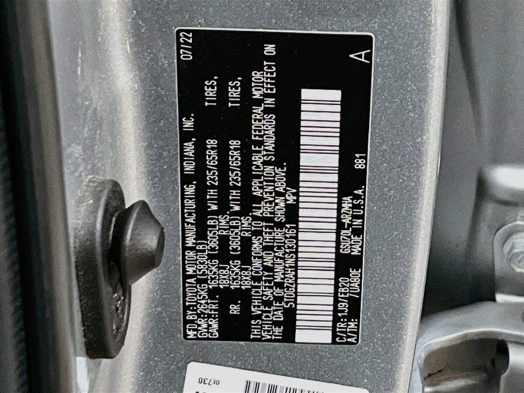 2022 Toyota Highlander XLE