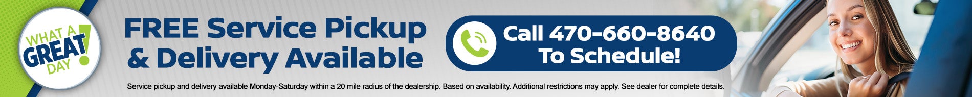 Free Pickup & Delivery Service