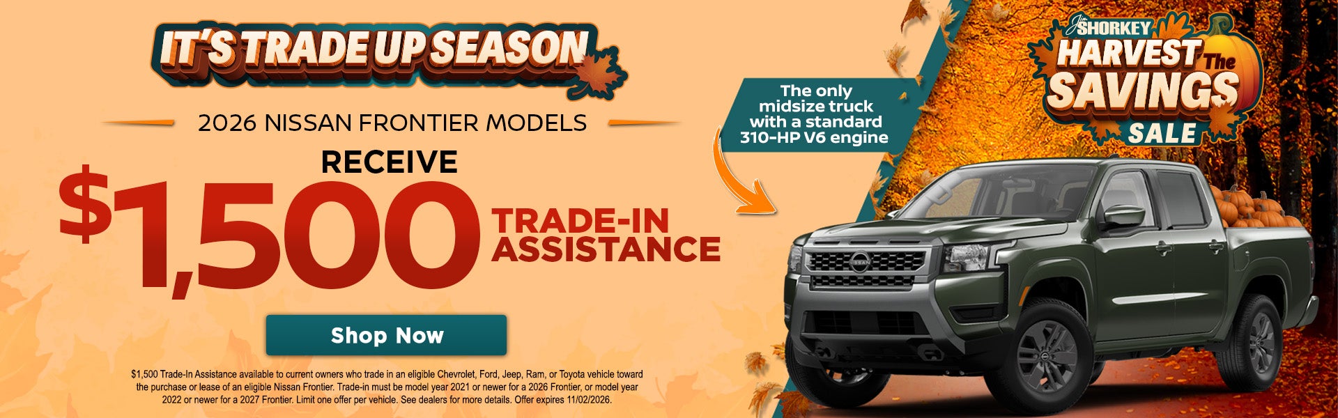 Shop New Nissan Frontier Models